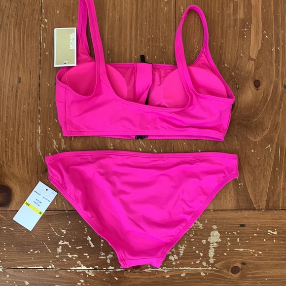 NWT Michael Kors Hot Pink Bikini - Picture 4 of 6